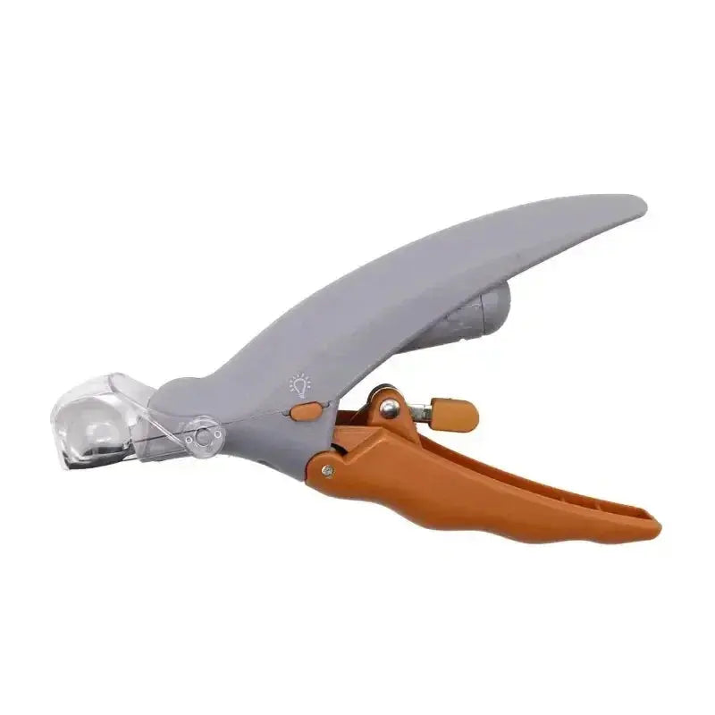 Professional Pet Nail Clipper with LED Light - Safe and Painless Scissors for Precise Dog and Cat Claw Trimming