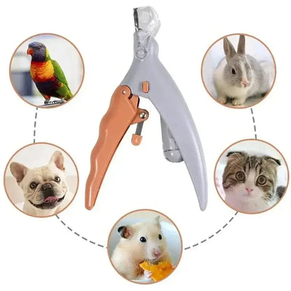 Professional Pet Nail Clipper with LED Light - Safe and Painless Scissors for Precise Dog and Cat Claw Trimming